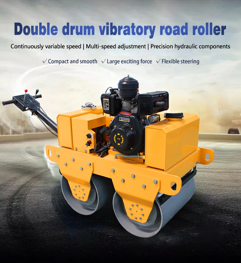 Hot Sale Mini Small Type Vibratory Road Roller Compactor Machine
