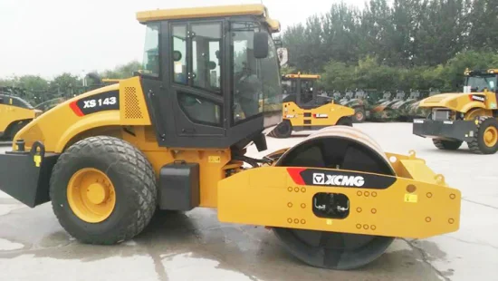 XCMG Official Manufacturer Small Road Roller Xs143j 14 Ton Manual Road Roller