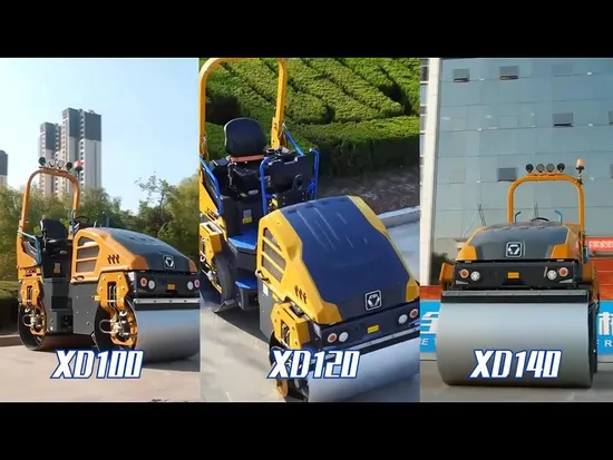 XCMG Official Ride on Mini Double Drum Vibratory Road Roller for Sale 