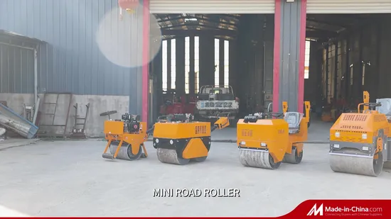 2 Ton Full Hydraulic Road Roller Compactor with Mini Double Drum Diesel Engine Road Roller for Sale 